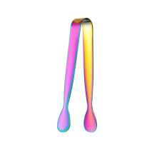 Pince à sucre à café épaisse en acier inoxydable Zeceouar304, pince à glaçons pour bars et karaokés, petite pince sans bavures, compatible