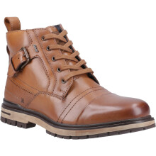 (12 UK, Brown) POD Mens Eros Leather Boots