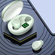 Gnobogi Bluetooth Earphones, Wireless Headset with Noise Cancelling & Mic, Portable Audio, Compatible with xxx