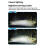 2Pcs Mini 1:1 Direct Plug Car LED Headlight Bulb, H1 White Light, Compact Automotive Replacement Lamp 4