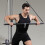 LAT Pull Down Bar Homes Gym Pulley Cable Machine Attachment Easy to Use 9