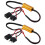 2 PCS H7 Canbus Error Canceller Decoder Load Resistor, 50W 8 Ohm LED Anti Flicker Decoder with Aluminium Heat Sink Shell 5