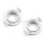 1 Pair H7 Xenon HID Headlight Bulb Holder Adapter, Headlamp Base Retainer for BMW E46 318i E65 E90, Durable Replacement 2