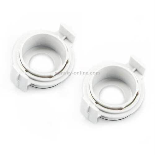 1 Pair H7 Xenon HID Headlight Bulb Holder Adapter, Headlamp Base Retainer for BMW E46 318i E65 E90, Durable Replacement 1