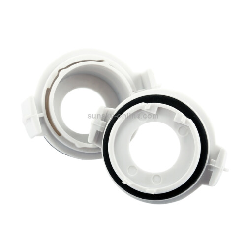 1 Pair H7 Xenon HID Headlight Bulb Holder Adapter, Headlamp Base Retainer for BMW E46 318i E65 E90, Durable Replacement 2