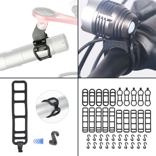 20pcs Replacement Bikes Band Regulable Bikes Light Strap Handlebars Strap 1