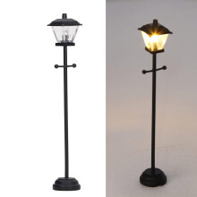 Vintage Miniature Street Lamp for 1/12 Realistic Dollhouses Garden Hallway Decors