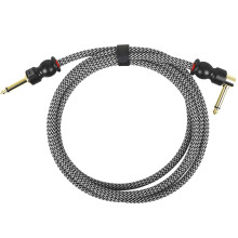 Guitar Cable 6.35mm 1/4inch Guitar Lead Right Angle Guitar Cable Guitar Amp Lead 200cm