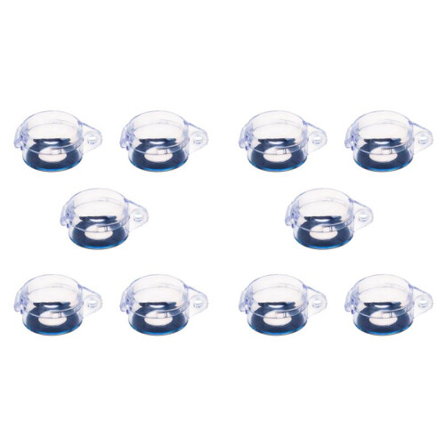 10X Clear 22mm Protective Cover Guard Case for Round Push Button