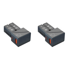 2X Universal Travel Adapter Power Adapter with 1 USB-A QC 3.0 18W and 1 Type C PD 25W Fast Charger for US EU UK AUS