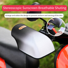 Motorcycle Handlebars Mittens Sun Protections Gloves Breathable Handguards Purple