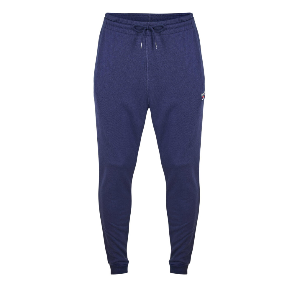 Reebok (S, Blue) Mens Identity Fleece Joggers