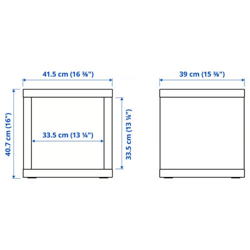 IKEA KALLAX 1 Cube Shelving Unit 42x41 cm 2