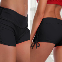 Quick Dry Swim Bottoms for Women High Waist Swim Shorts Blue XL