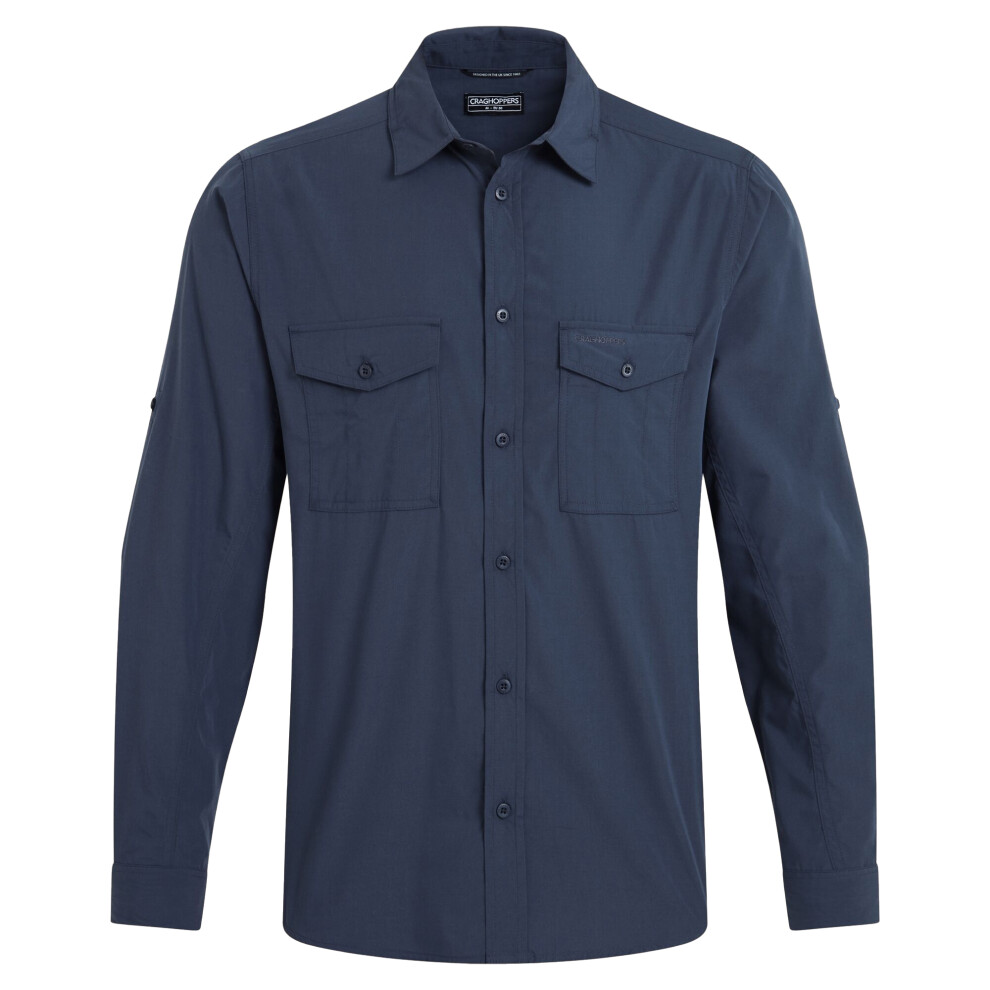 Craghoppers (M, Ombre Blue) Mens Kiwi Ii Long-Sleeved Shirt