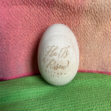Sensory Toy Present Easter Sensory Play Toy Wood Texture for Easter Festival Type A
