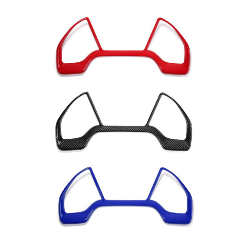 Dashboard Trim Cover Dashboard Panel Trim Interior Moulding Decal for Car Red 1