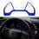 Dashboard Trim Cover Dashboard Panel Trim Interior Moulding Decal for Car Red 3