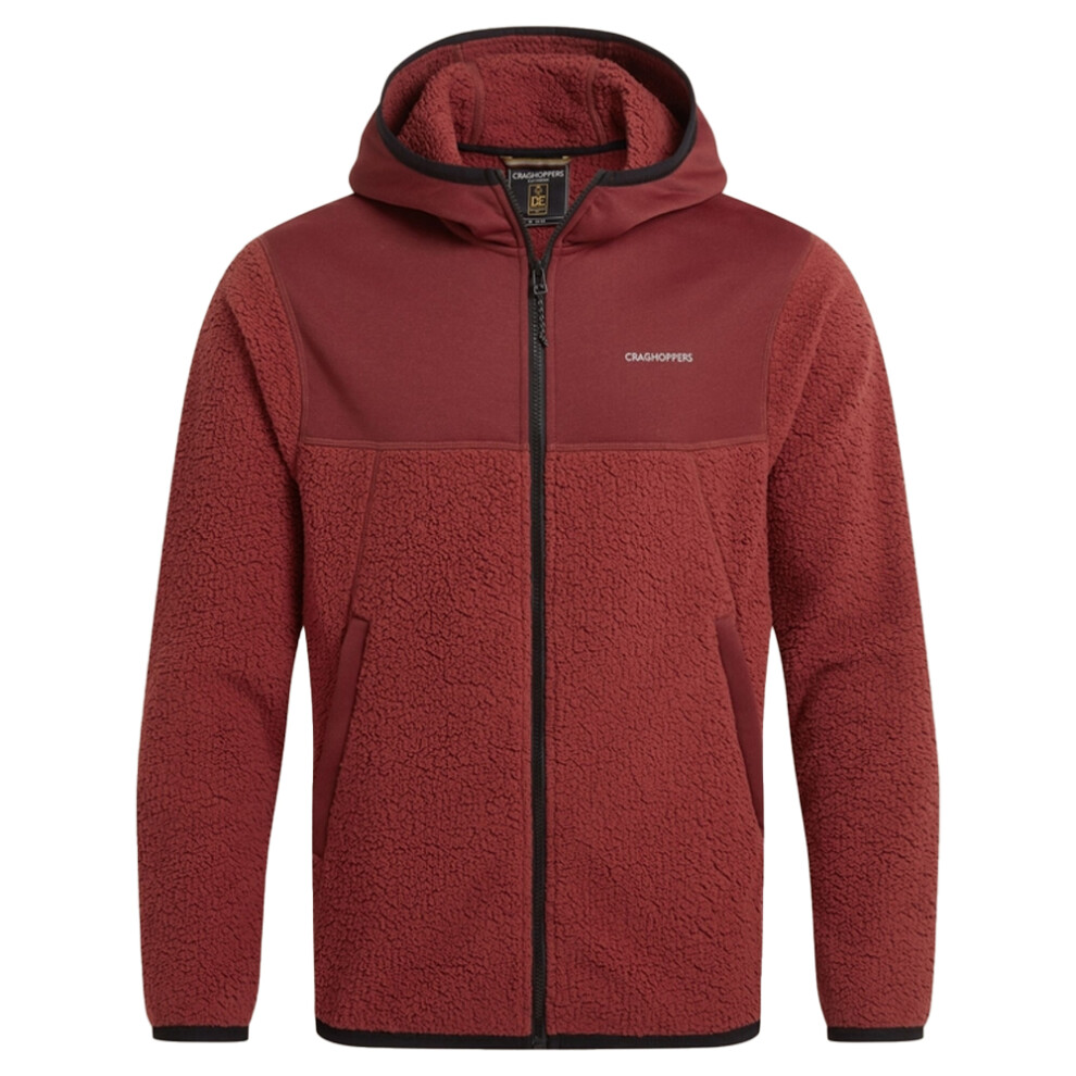 Craghoppers Men's Telesto Hooded Jacket - Burnt Maroon - S - Burnt Maroon - 100% Recycled Polyester - Image 2