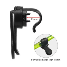 Leak Proof Magnetic Hydratation Tube Clip Water Bladder Bag Drink Tube Clip Black