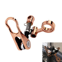 Durability Bike Seats Tube Clamp Light weight Regulable Seats Post Clamp Blue