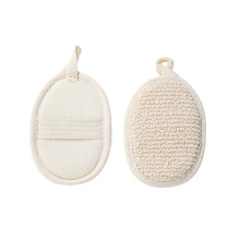 Exfoliating Loofah Pad Face Scrubber,Facials Cleansing Makeup Cotton and linen 8 a
