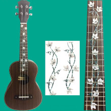23inch Ukulele Fretboard Note Decal Thin Inlay Sticker Fretboard Decals Marker Lily.