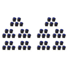 50 Pcs 12V 20A Waterproof Round /Off Rocker Car Auto Boat SPST