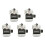 5 Pcs 4 Digit Metal Case Clicker Counters for School Sports 2