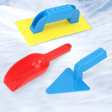 12PCS Snow Maker Toy Plastic Sand Mold with Cartoon Shape Clip for Family Game