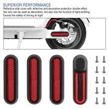 Light weight Weather Protective Guard Scooters Including Tail Lamp Accessories Black