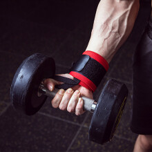 Adjustable Weight Lifting Wrist Strap Lifting Wrist Support Strap Wrist Wrap Grey