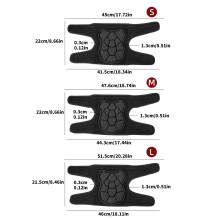 Knee Guard Leg Protector Breathable Knee Support Adjustable Knee Brace for Man L