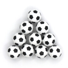 8Pcs Foosballs Table Balls Tabletop Game Small Football Table Soccer Balls 36mm
