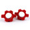 4Pcs Dumbbell Hexagonal Nut Spinlock Collars Standard Barbell Screw Collar 4