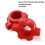 4Pcs Dumbbell Hexagonal Nut Spinlock Collars Standard Barbell Screw Collar 7