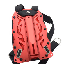 Technical Diving Back Support Backplate Pad Diving Backrest Pad, Camouflage Pink