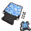 Technical Diving Back Support Backplate Pad Diving Backrest Pad, Camouflage Blue 1