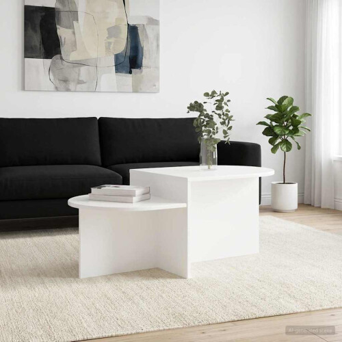 VidaXL vidaXL Coffee Table White 100 x 50 x 40 cm Engineered Wood