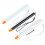 Extendable Finger Pointer Stick, Mini Retractable Classroom Pointers for School White 4
