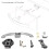 Cabinet Push Button Latchs Locks Catches Door Knobs for Cupboard Caravans Pearl Nickel S 10