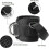 1 Pair Adjustable Padded D-ring Ankle Cuffs for Cable Machine Kickback 3