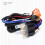 H4 Headlight 2 Headlamp Relay Wiring Harness Car Light Bulb Socket Plug Orange 12V 4