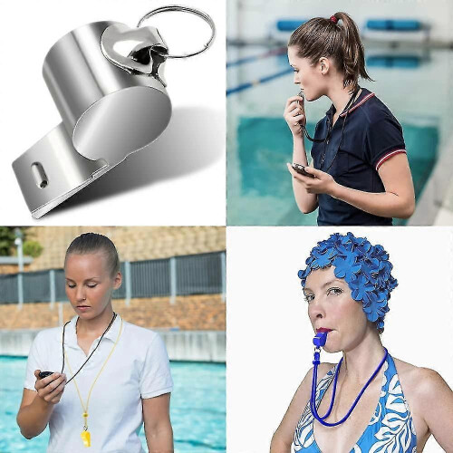 8 Pcs Referee Whistles with Lanyard for Kids Gift 2