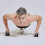 Push Up Bar Stand Upper Body Arms Chest Back Workout Red 2