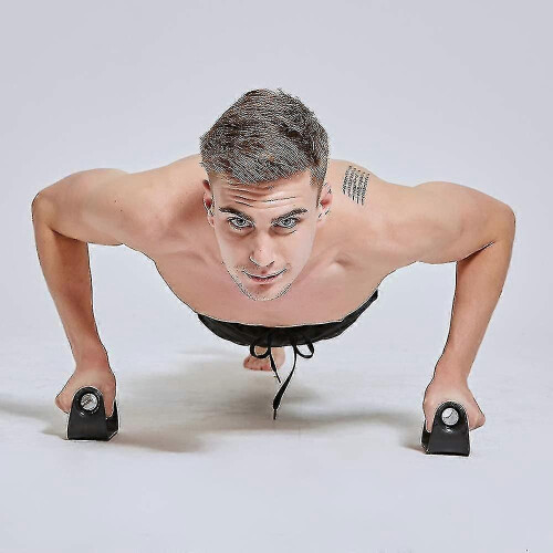 Push Up Bar Stand Upper Body Arms Chest Back Workout Red 1