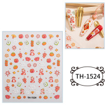 1 Sheet Traditional Chinese New Year Nail Art Nail Stickers for DIY Decoration 05style