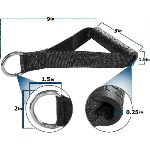 2025 Cable Handles for Cable Machines Super Strong Nylon Webbing Resistance Training 1