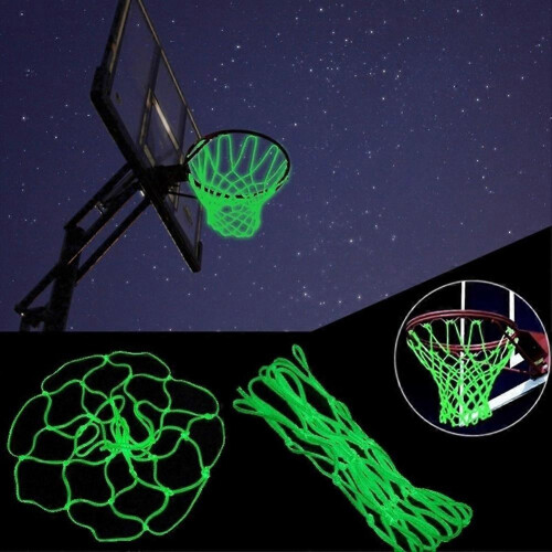 Filet de basket phosphorescent, accessoire de sport d'extérieur 1
