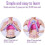 Multi-Function Home Gym Exercise Machine Leg Arm Chest Waist Thigh Master Purple 5
